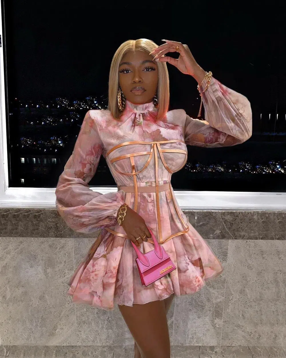 Catwalk Connection Ida Mini Dress Pink Size 6 - Image 3