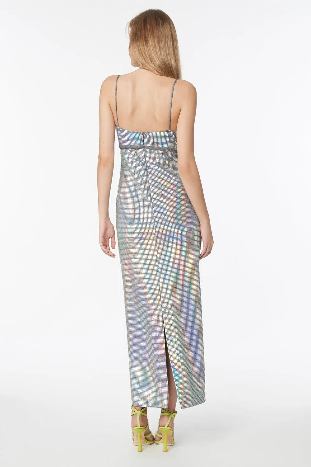 Manning Cartel Platinum Queen Slip Dress Silver Size 8 - Image 3