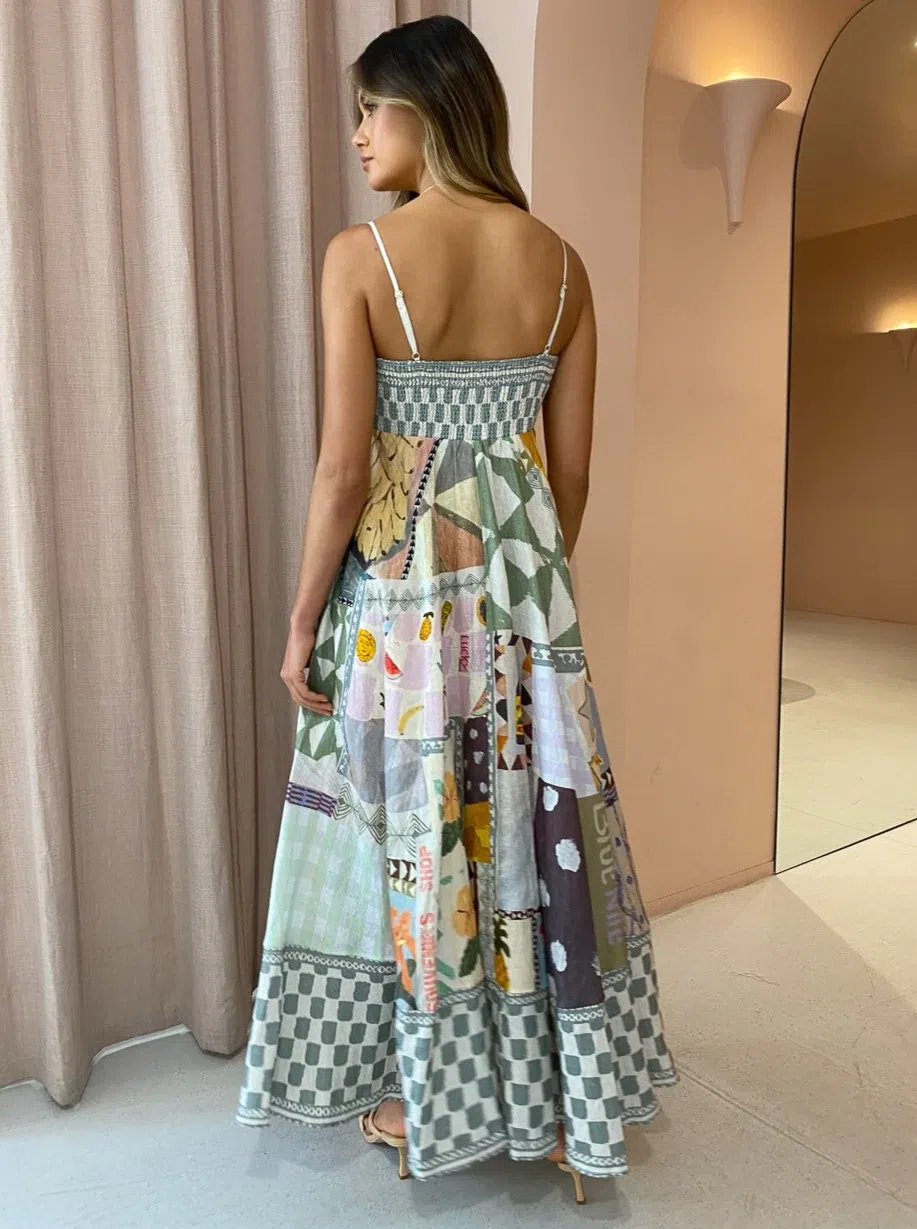 Alemais Emma Gale Sundress in Multi Print Size 6 - Image 3