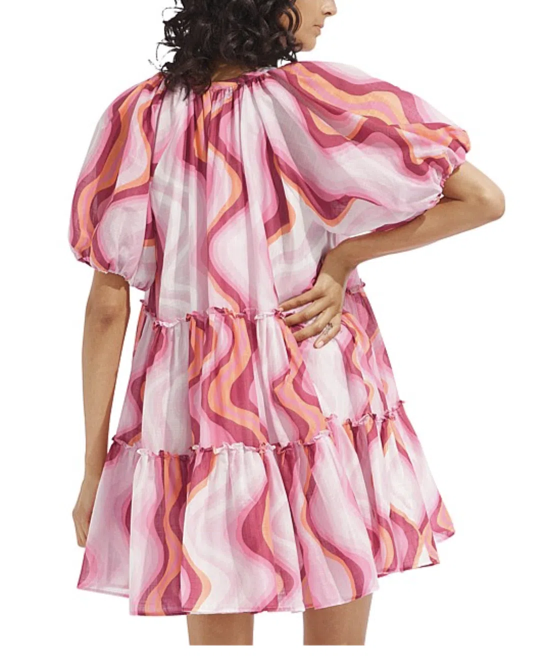 Steele Glimmer Dress Pink Size AU 8 - Image 2