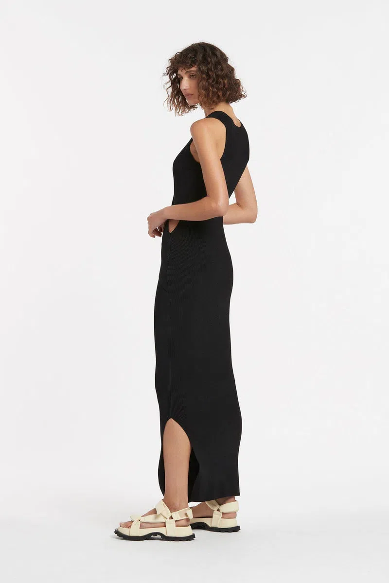 Sir the Label Kelvin Drape Dress in Black Size 1/Au 8 - Image 3