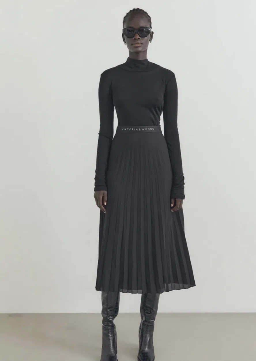 Victoria and Woods Tuscany Skirt Black Size 6 - Image 1