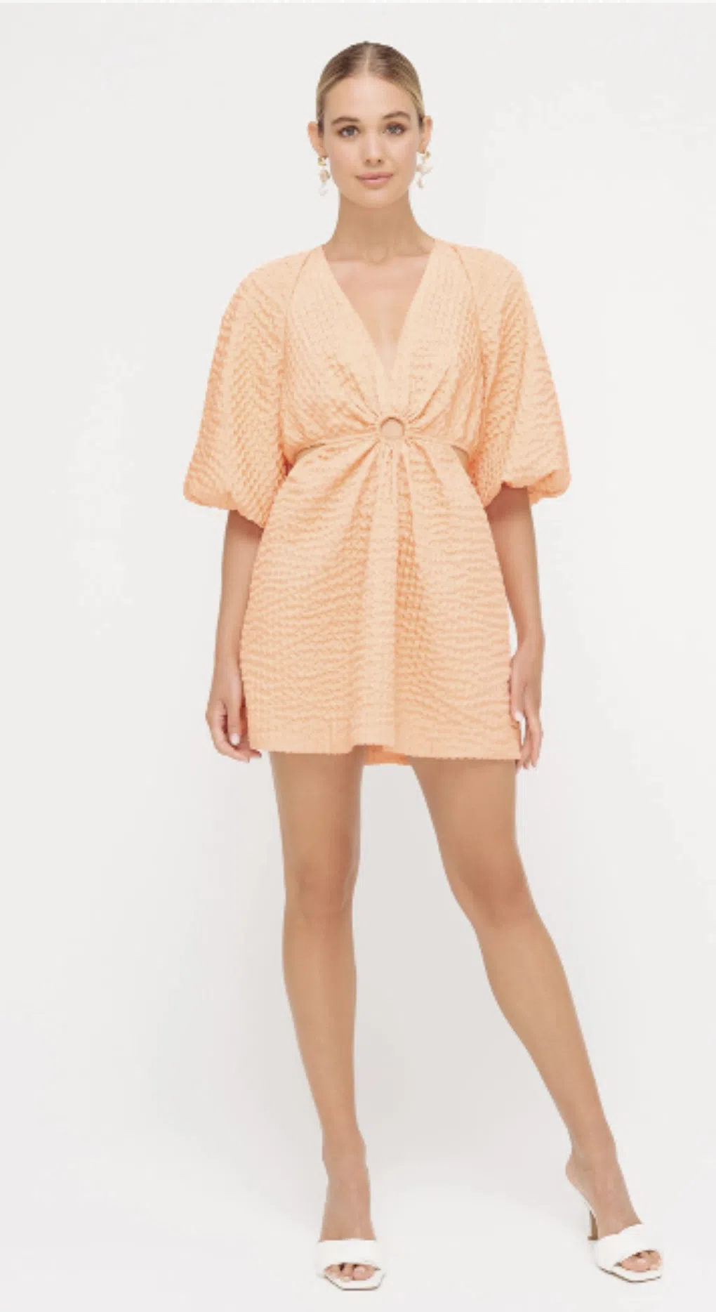 Sheike Sadie Mini Dress Peach Size AU 10 - Image 1