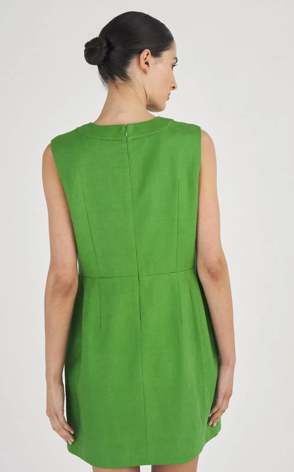 Oroton Bow Short Dress in Garden Garden Size 12 - Image 2