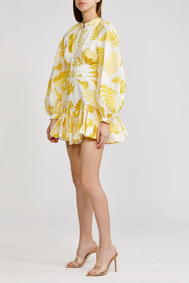 Acler Bastia Dress Print Size 14 - Image 3