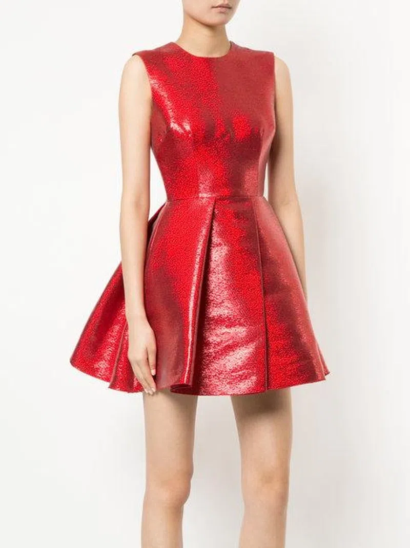Alex Perry Ainsley Dress Red Size 4 - Image 2