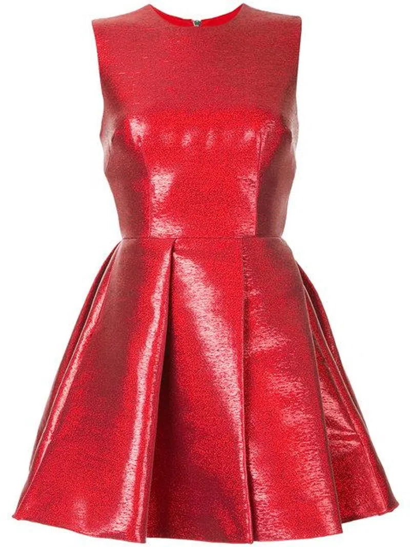Alex Perry Ainsley Dress Red Size 4 - Image 5