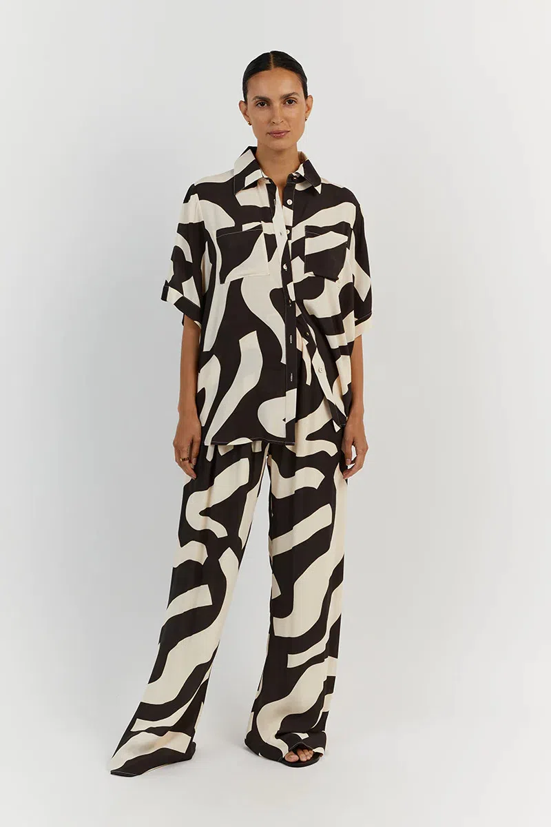 Dissh Nina Cream Vacation Set Brown Size AU 10 - Image 1