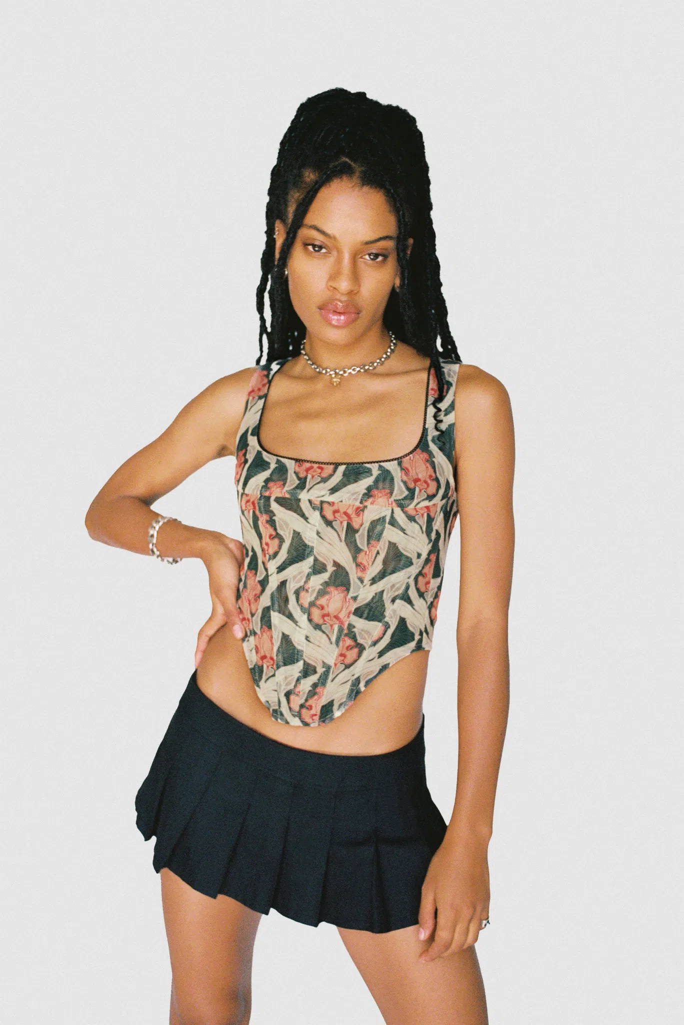 Miaou Campbell Corset Art Nouveau Size M/Au 10 - Image 1