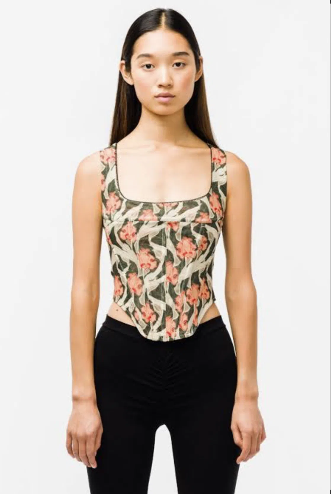 Miaou Campbell Corset Art Nouveau Size M/Au 10 - Image 2