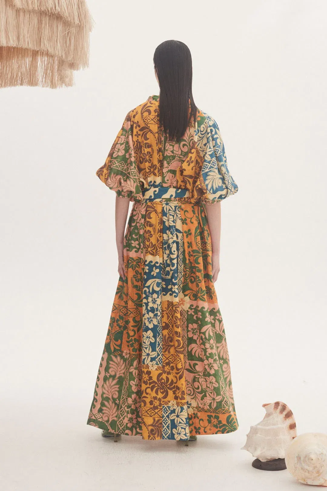 Alemais Archie Wrap Dress Multi Print Size 8 - Image 3