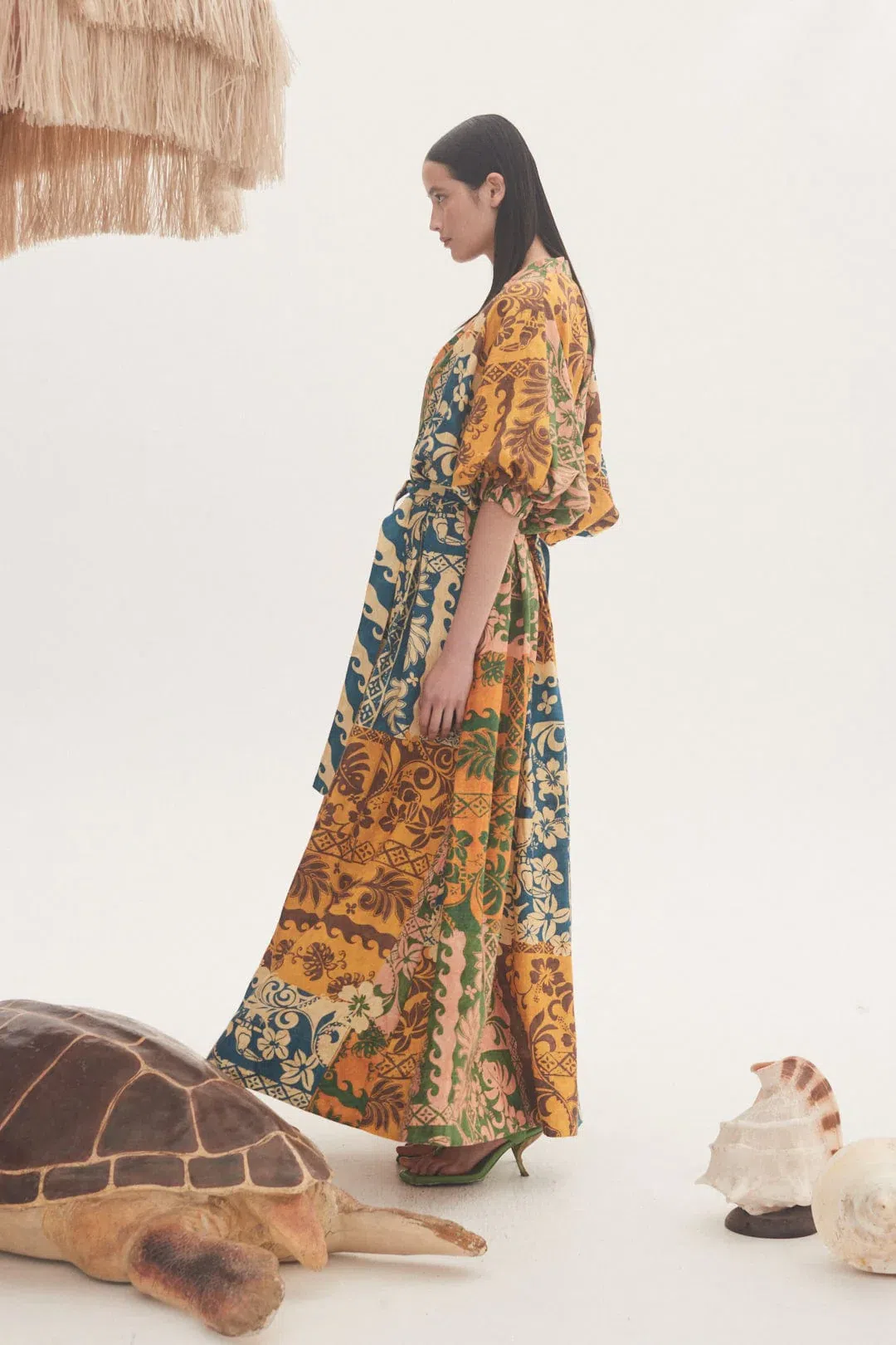 Alemais Archie Wrap Dress Multi Print Size 8 - Image 2