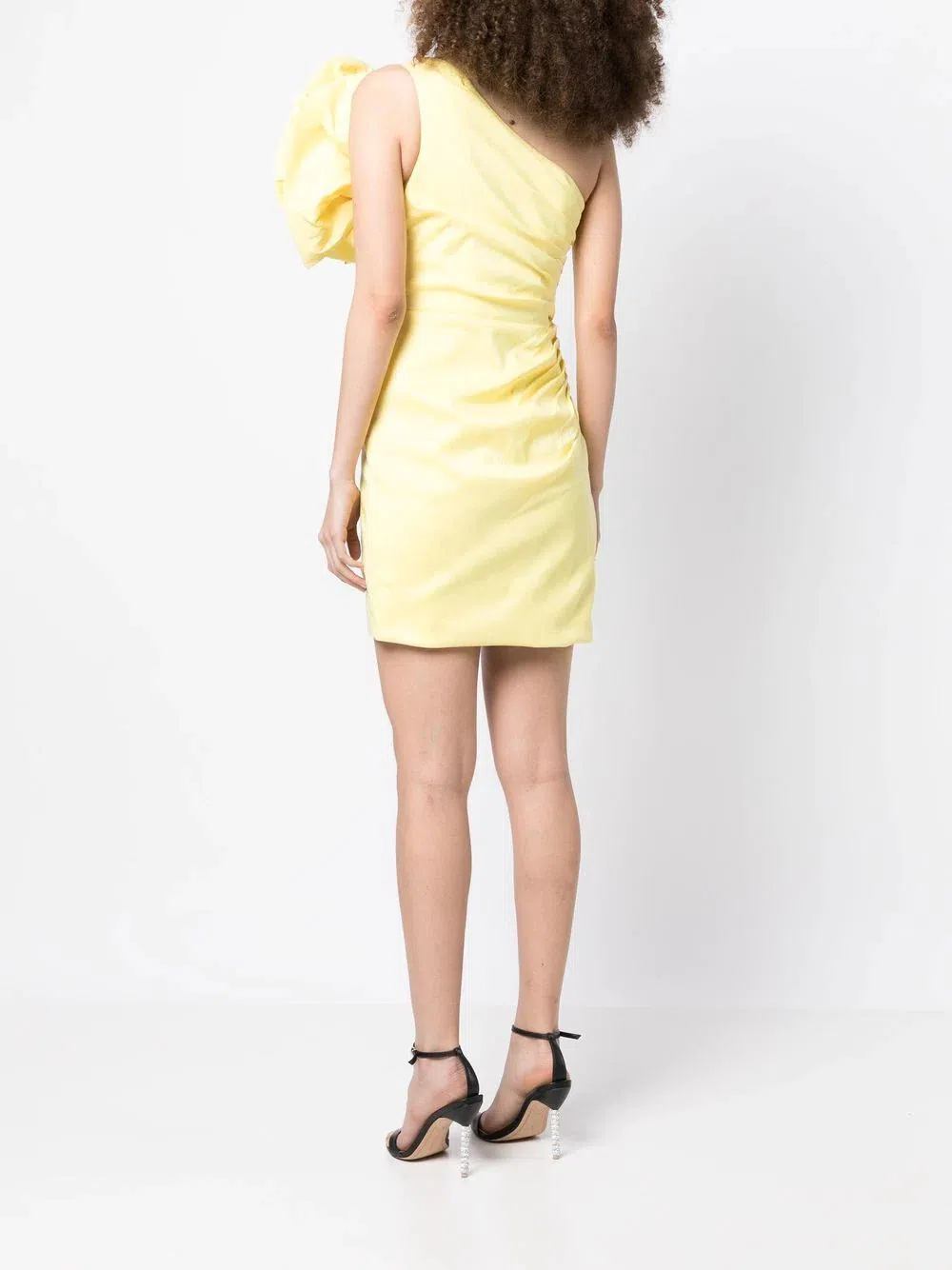 Rachel Gilbert Evana Mini Dress Yellow Size 0 / AU 6 - Image 3