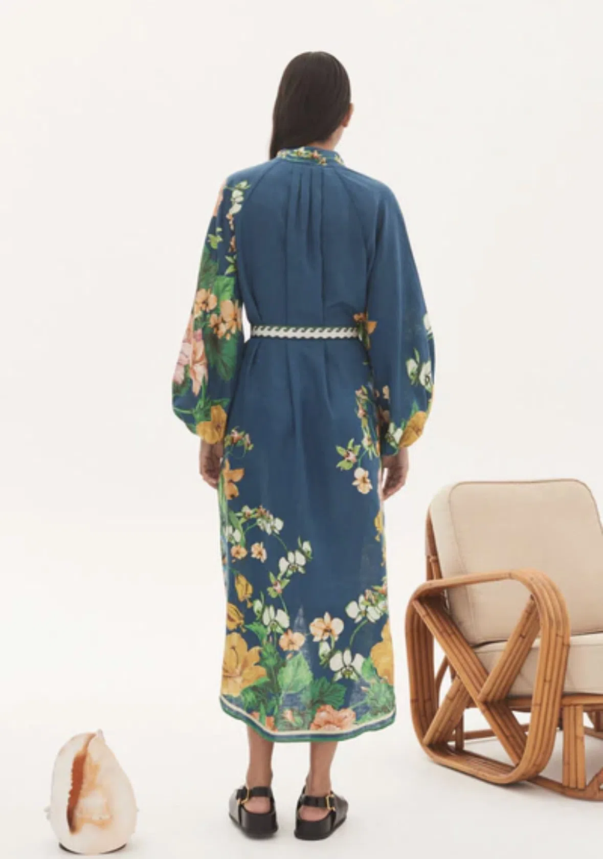 Alemais Lyla Shirtdress Blue Size 14 - Image 3