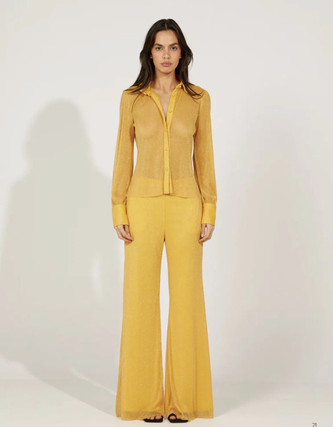 Alice McCall Elodie Top and Pants Set Yellow Size 10 - Image 1