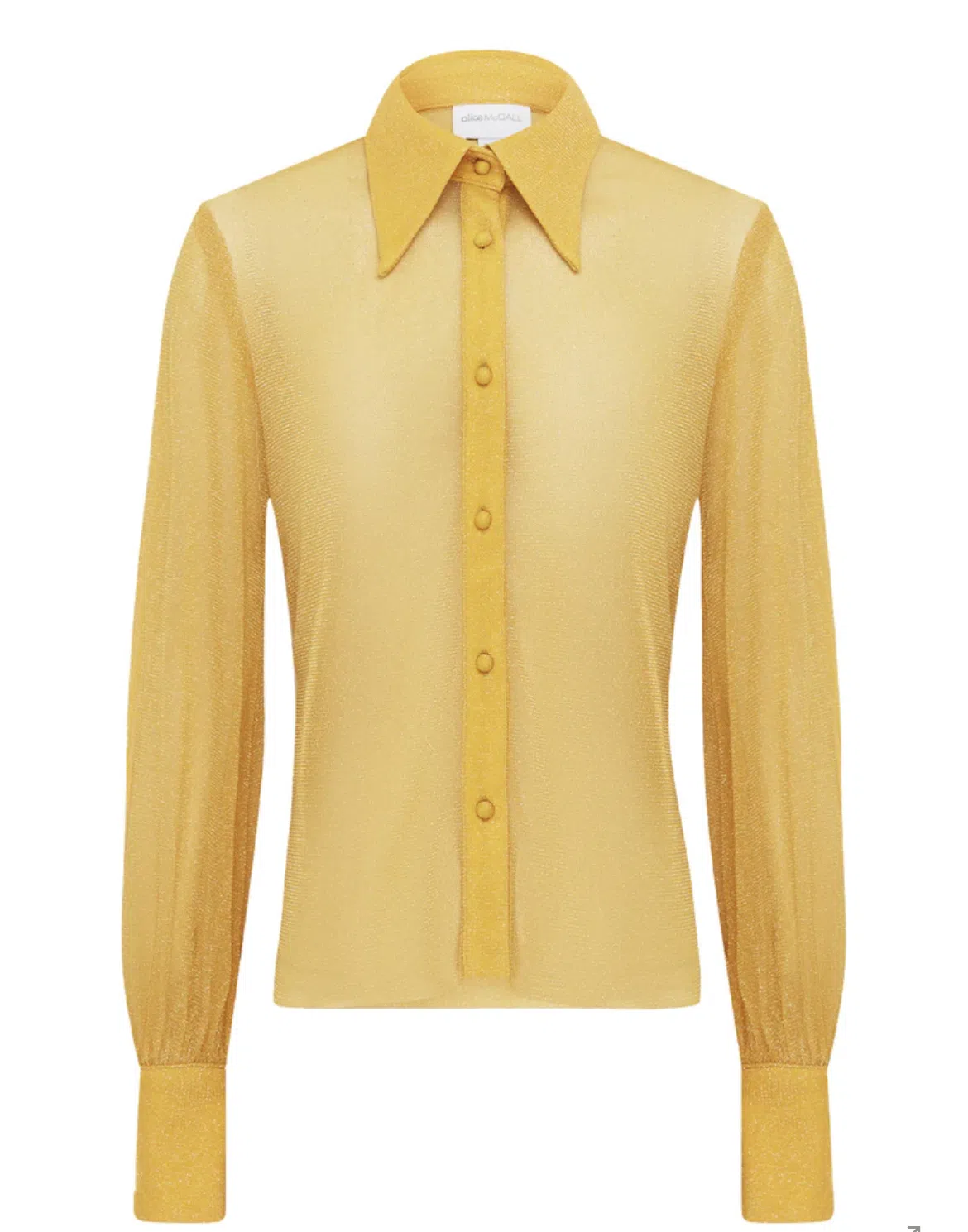 Alice McCall Elodie Top and Pants Set Yellow Size 10 - Image 4