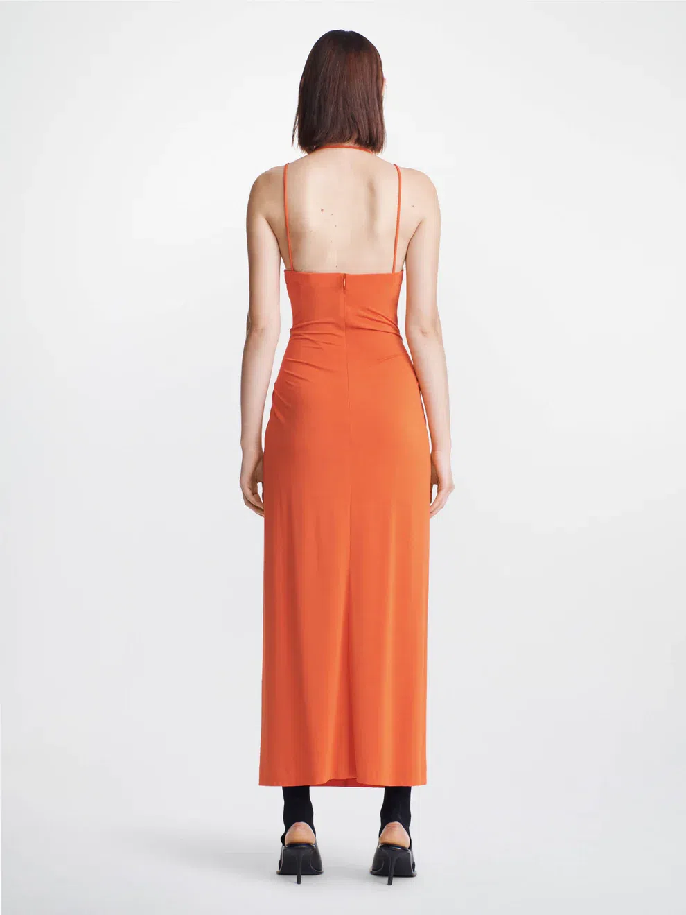 Dion Lee Rivet Cut Out Dress Flame Size 4 - Image 3