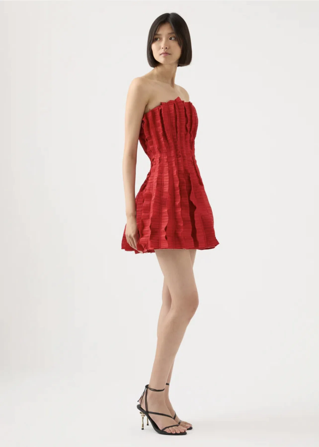 Aje Hybrid Sleeveless Mini in Scarlett Red Size 6 - Image 1