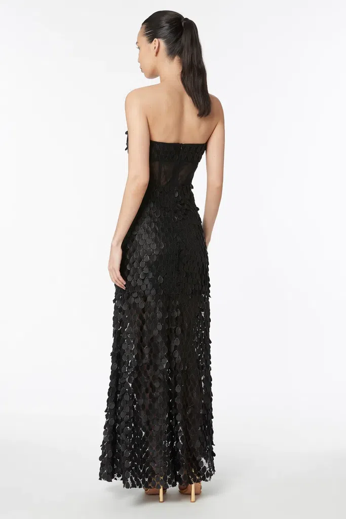 Manning Cartell Supreme Extreme Strapless Gown Black Size 8 - Image 2