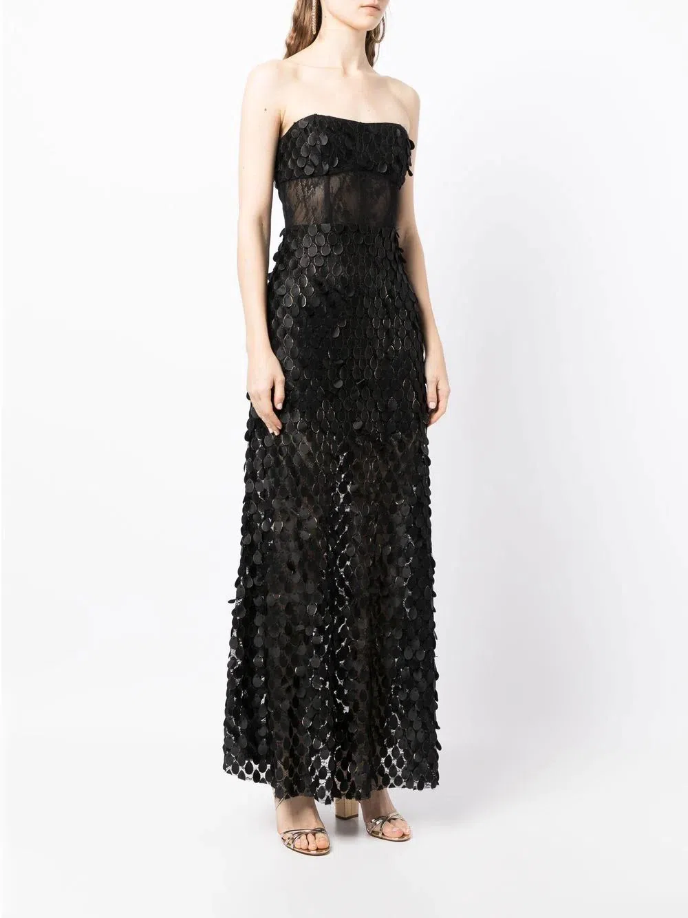 Manning Cartell Supreme Extreme Strapless Gown Black Size 8 - Image 4