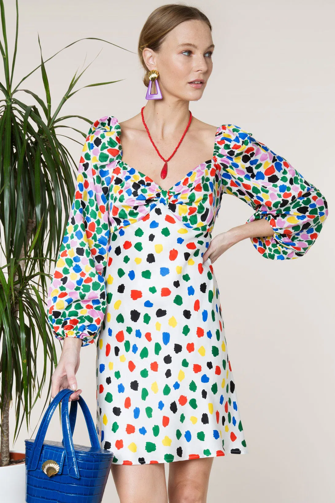 Rixo Gio Tulip Mini Dress Size XS - Image 1