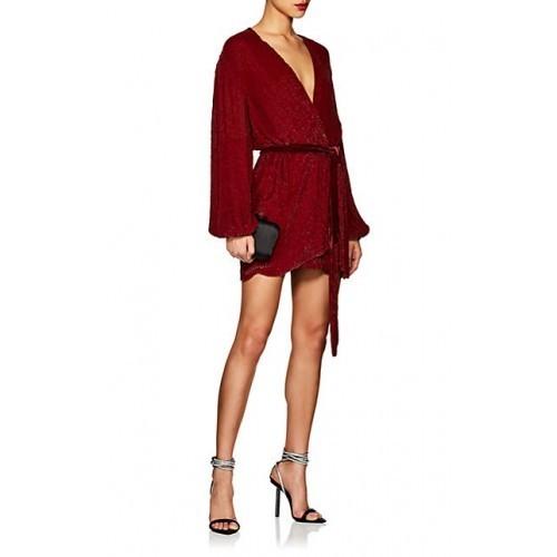 Retrofete Gabrielle burgundy Large Size 12 - Image 1