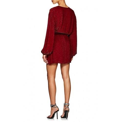 Retrofete Gabrielle burgundy Large Size 12 - Image 3