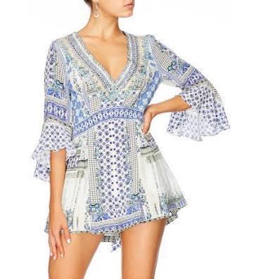 Camilla Salvsumm Summer Low V Neck Playsuit - Image 2