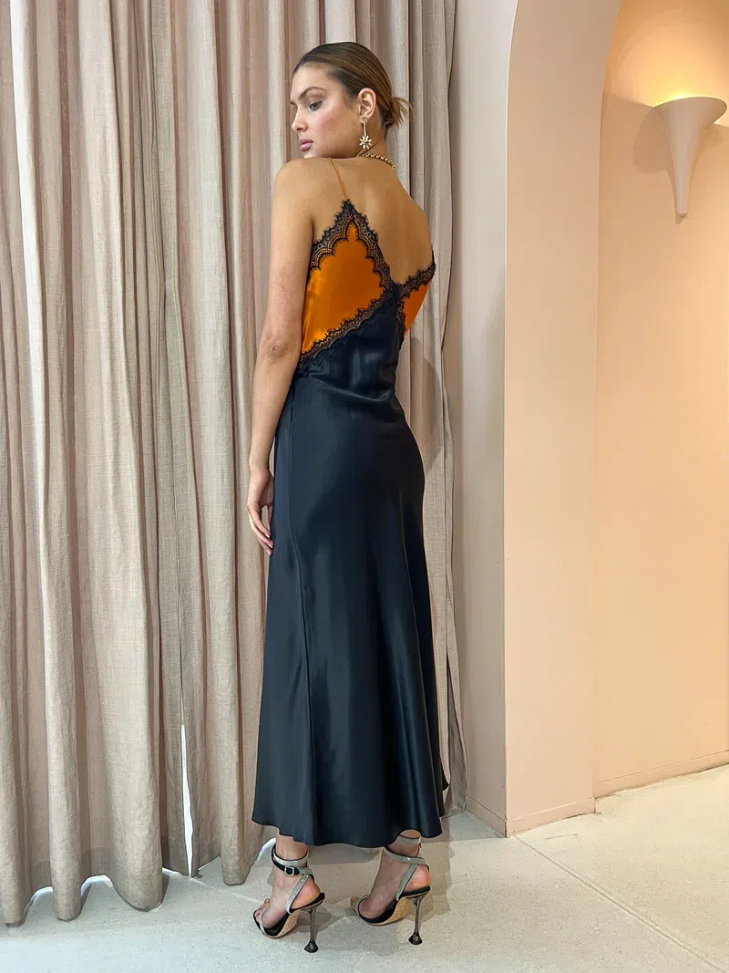 Ginia Sadie Dress In Black Size AU 6 - Image 2