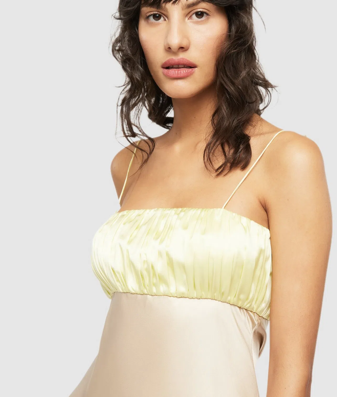 Ginia Sophia Maxi Dress Lime/Mink Size 6  - Image 4