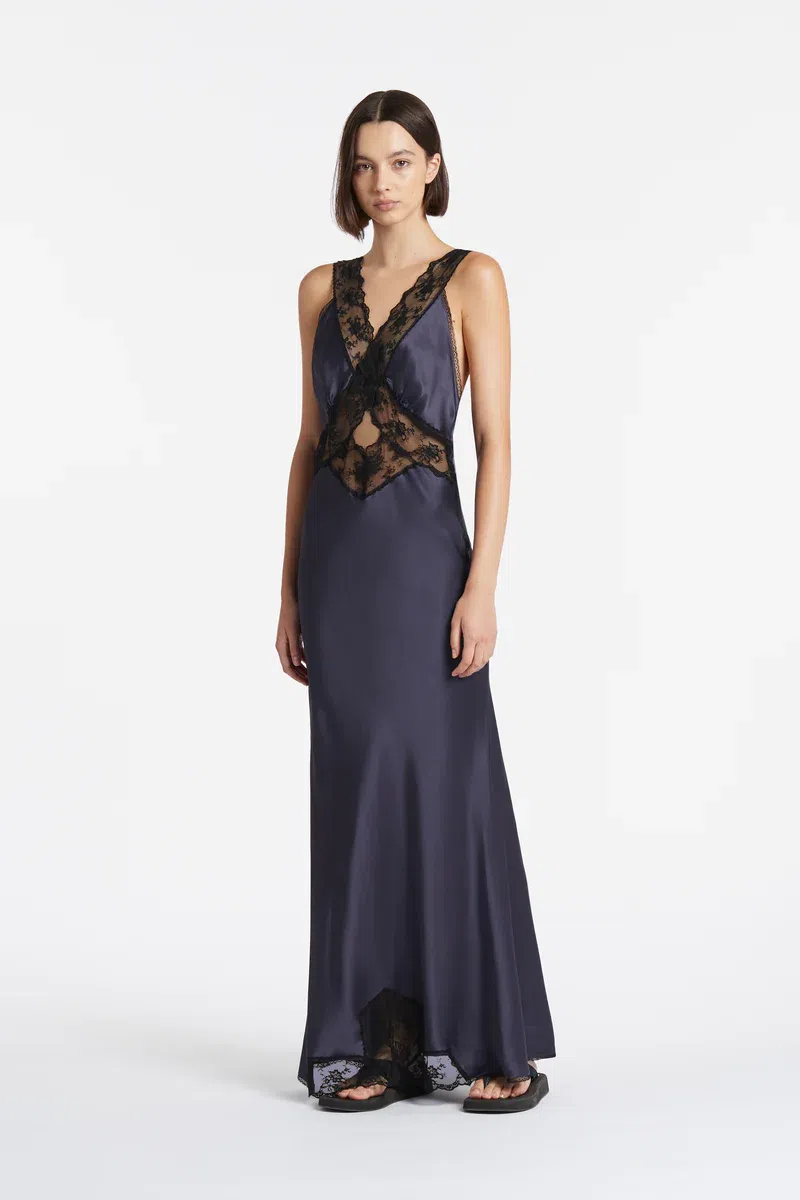 Sir the Label Aries Slip Navy Size 2/Au 10  - Image 1