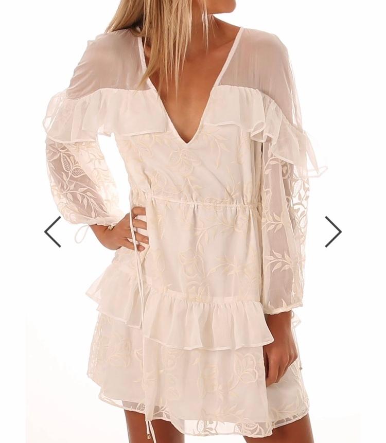 Stevie May White Flow Mini Dress - Image 1