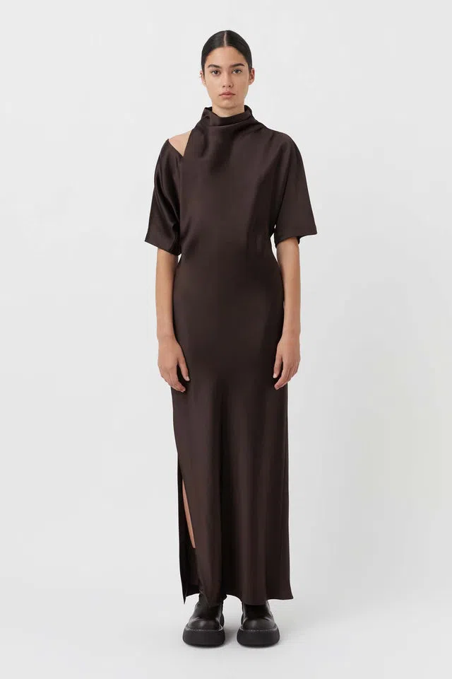 Camilla & Marc Sorrell Maxi Dress in Chocolate Size 14 - Image 1
