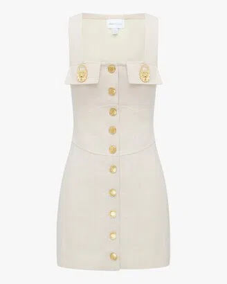 Alice McCall Queenie Mini Dress Creme Size 4 - Image 3