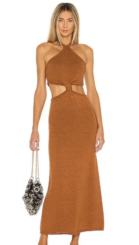 Cult Gaia Cameron Midi Dress Amber Size M / Au 10 - Image 4