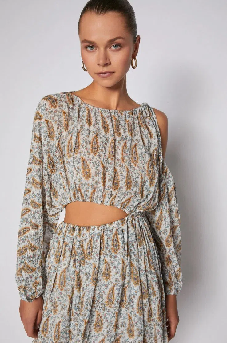 Scanlan theodore GGT Foulard Mini Dress Print Size 10  - Image 2