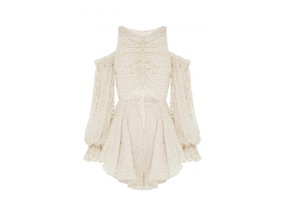 Alice McCall Did it Again Playsuit in Shell  - Image 2