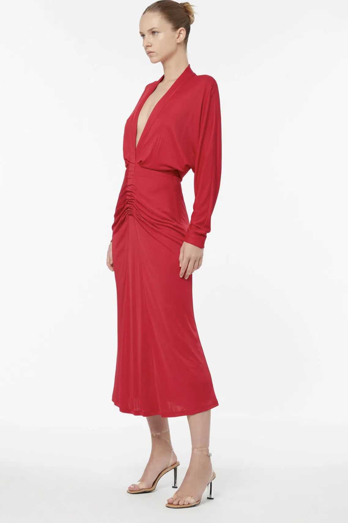 Manning Cartell Silk Jersey Midi Dress Size 10 - Image 2