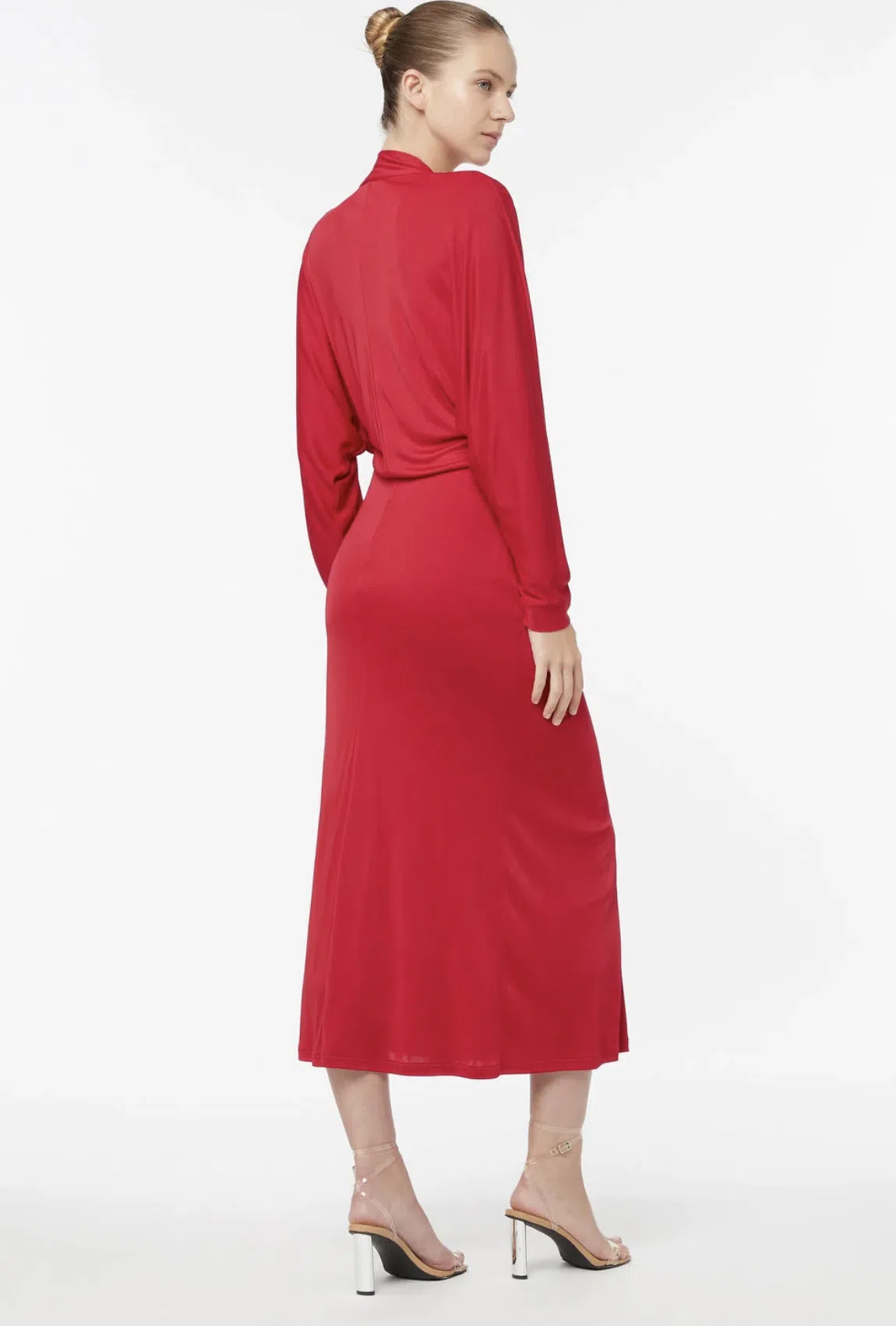 Manning Cartell Silk Jersey Midi Dress Size 10 - Image 4