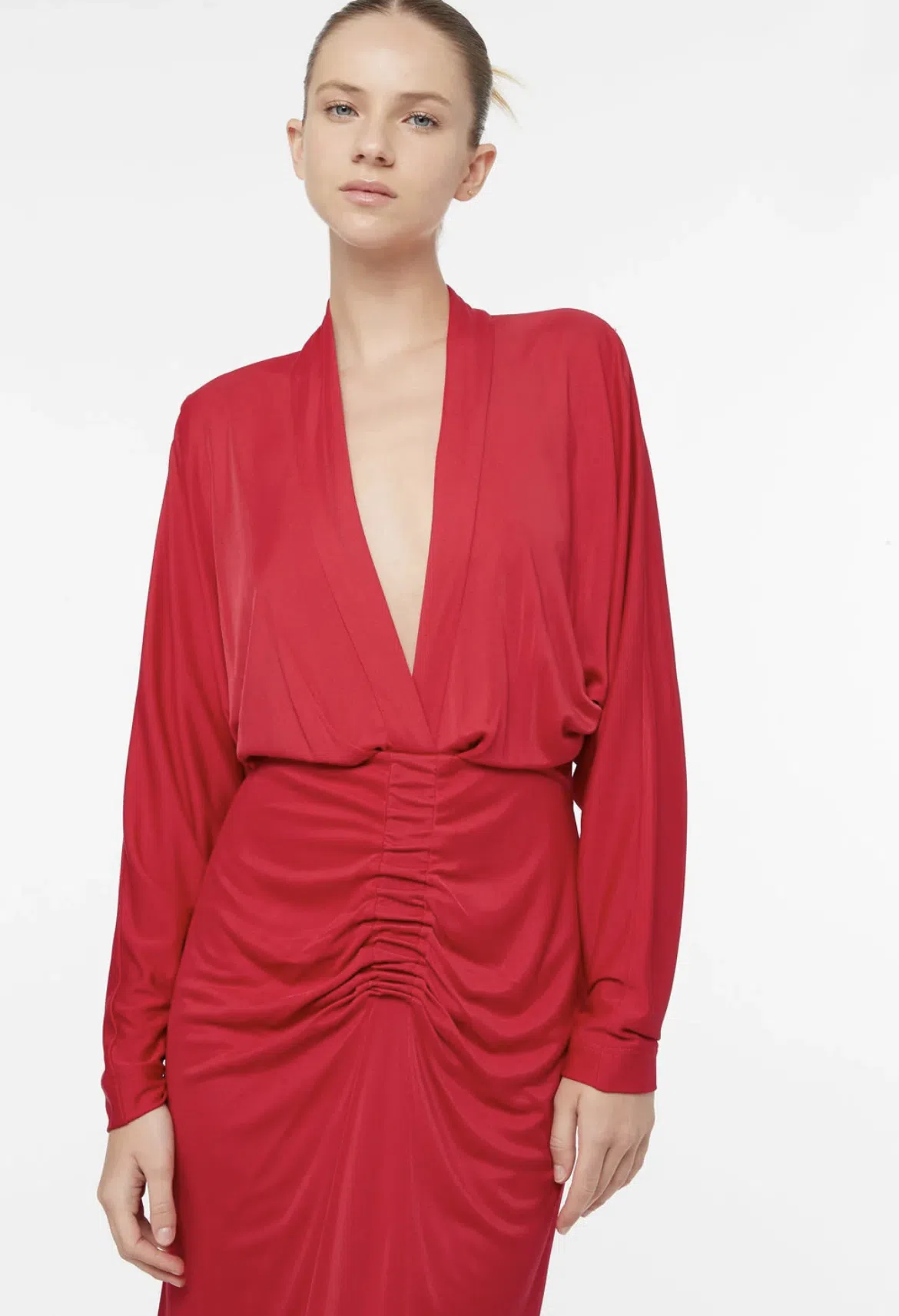 Manning Cartell Silk Jersey Midi Dress Size 10 - Image 3