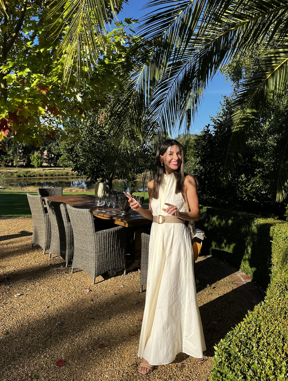 Scanlan Theodore Cotton Strapping Dress Yellow Size S / Au 8 - Image 2