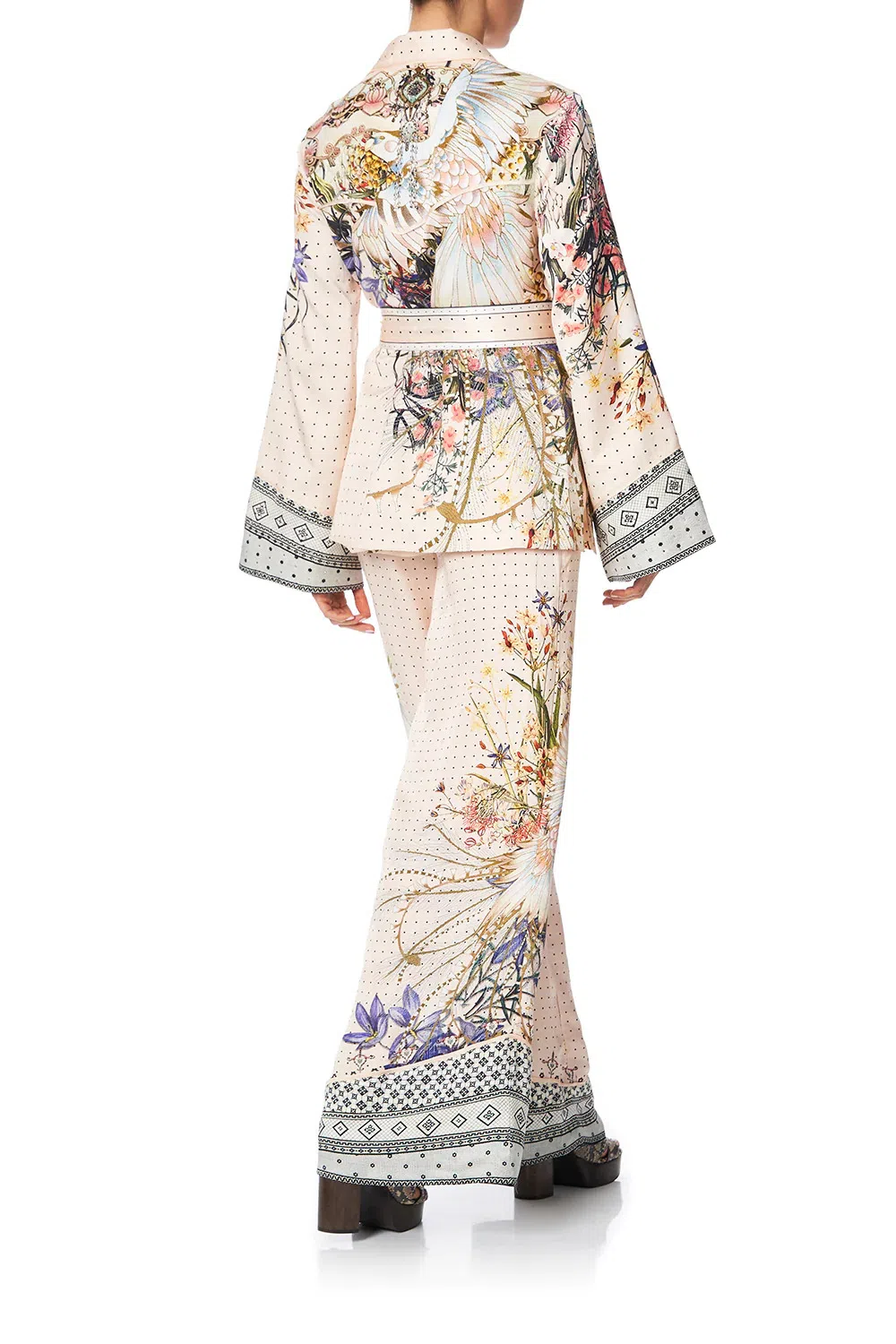 Camilla Shaped Yoke Pyjama Jacket "Kindred Skies" Multi Size Large / AU 14 - Image 2