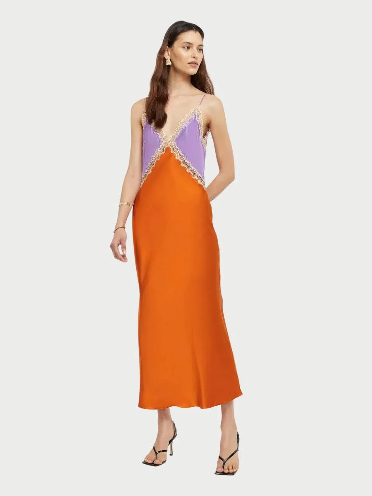 Ginia Sadie Midi Dress Amethyst/Sunset Size S / Au 8 - Image 1