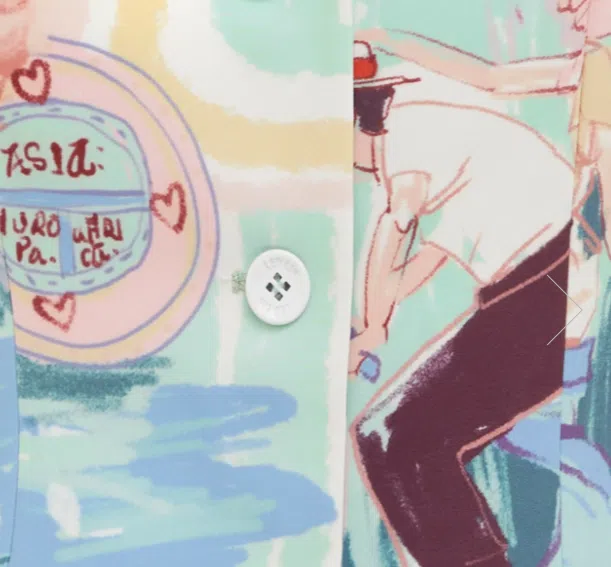 Leo Lin James Fitted Blazer - Vacanza Print Size 16 - Image 6