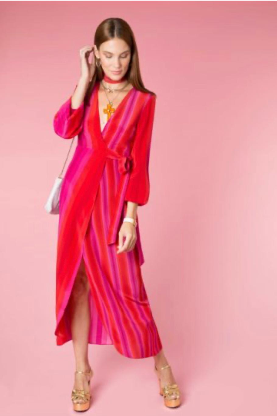 Rixo London Marni Studio Stripe Size AU 12 - Image 2