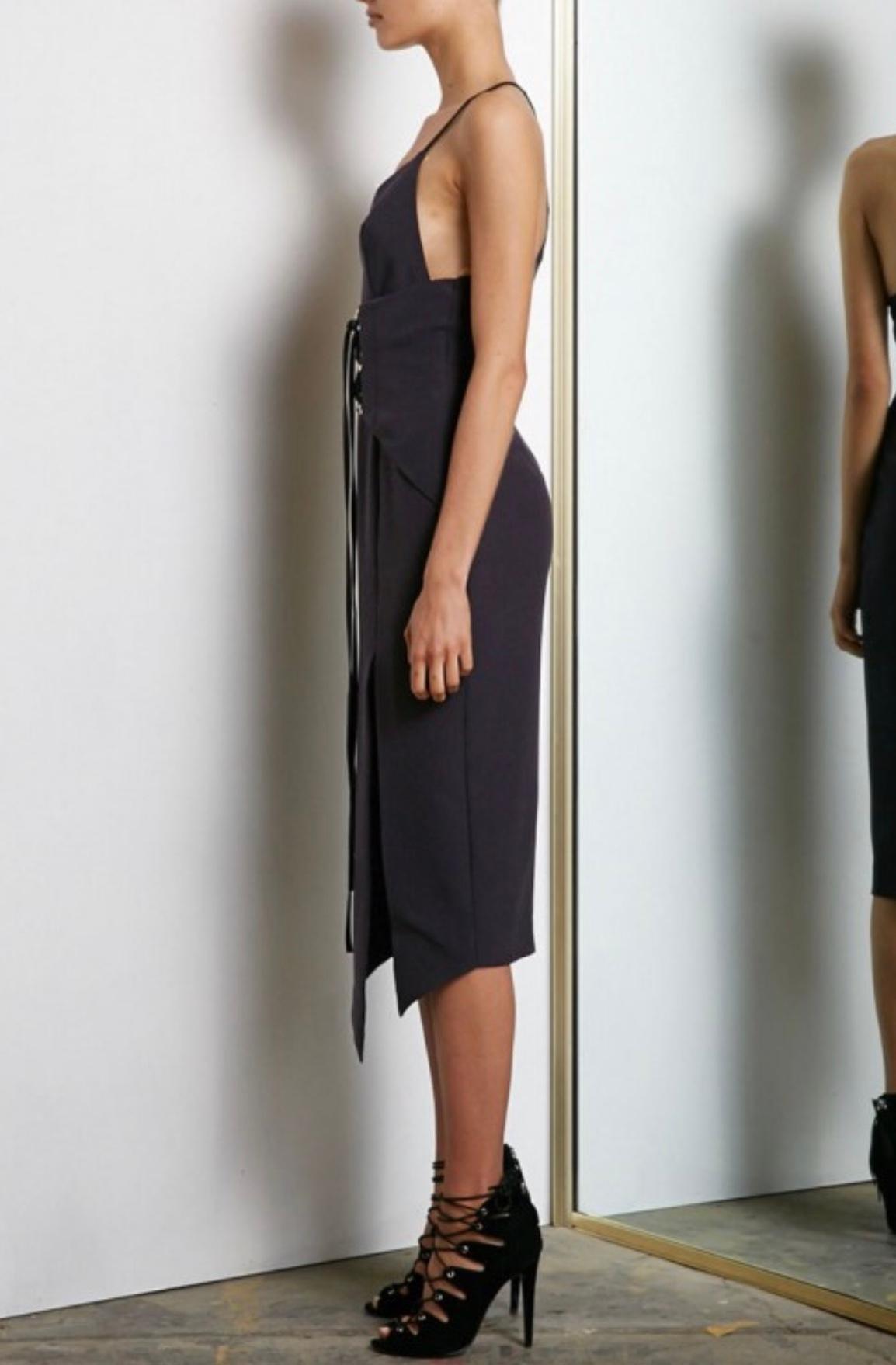 Shona Joy Nightingale Corset Cocktail Midi Dress size 12 - Image 3