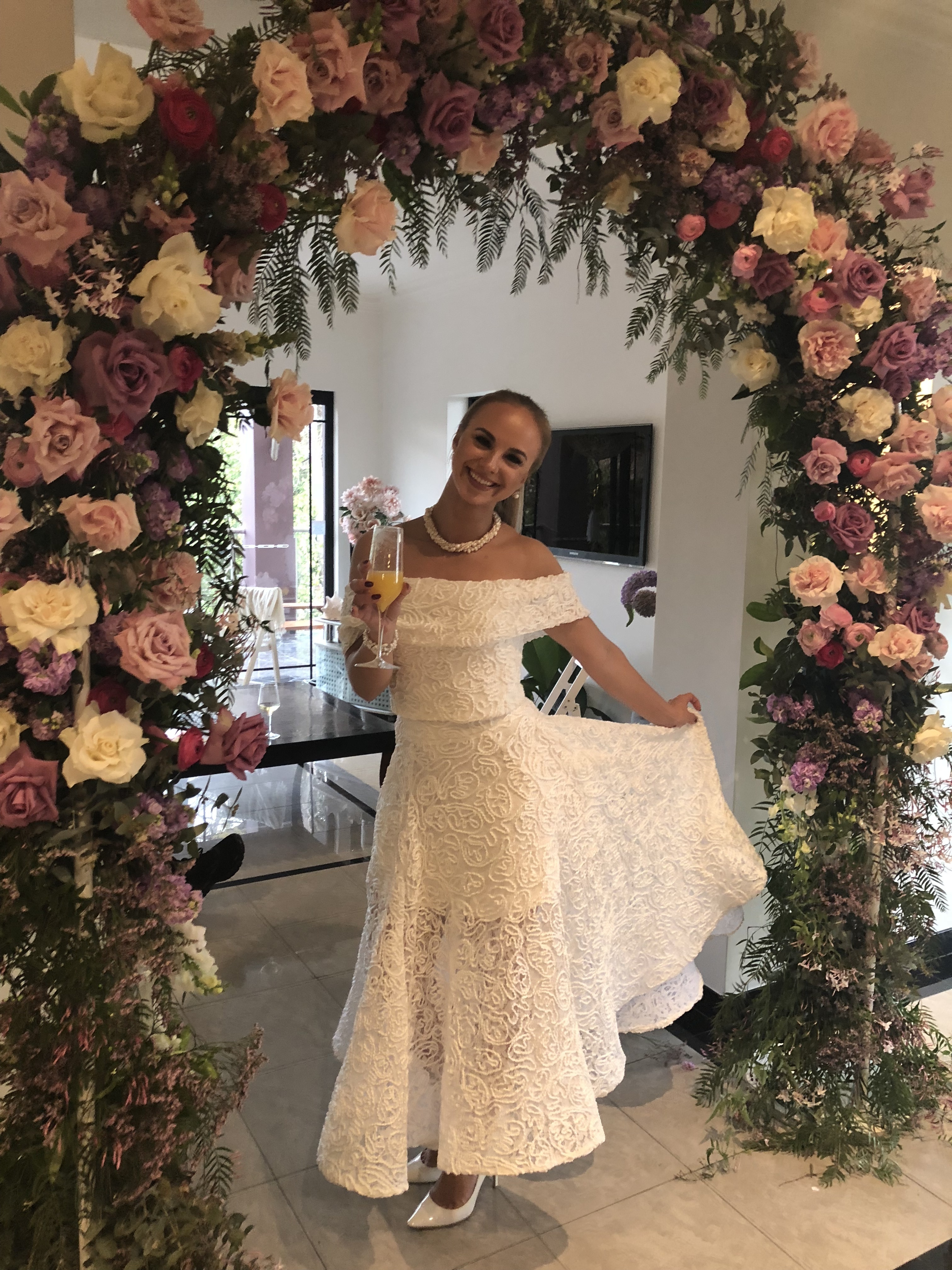 Toni Maticevski Embrace Band Bodice & Promising Full Skirt Set White Size 8 - Image 6