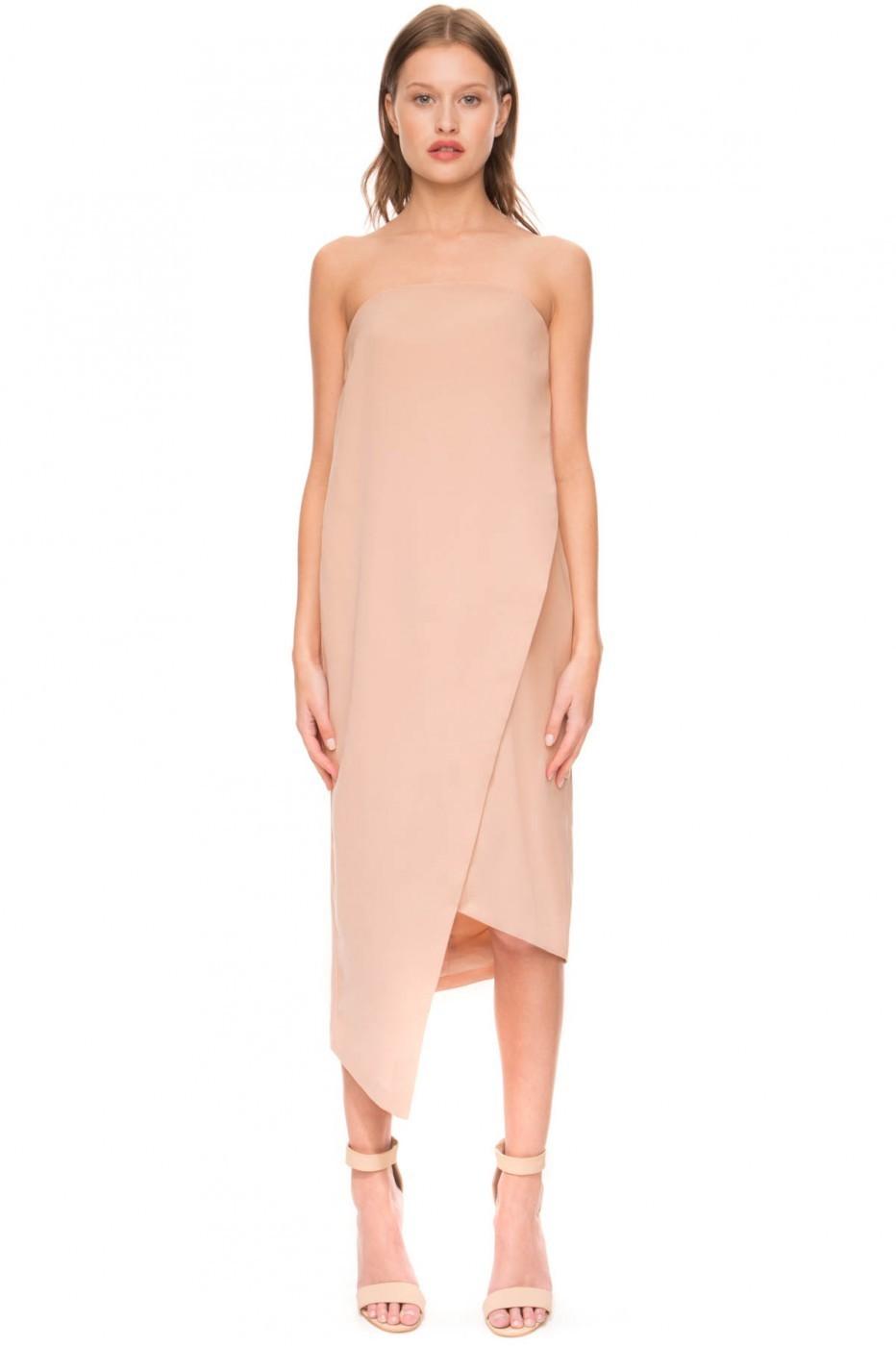 Keepsake Visionary Dress in Nude size 12 - Image 1